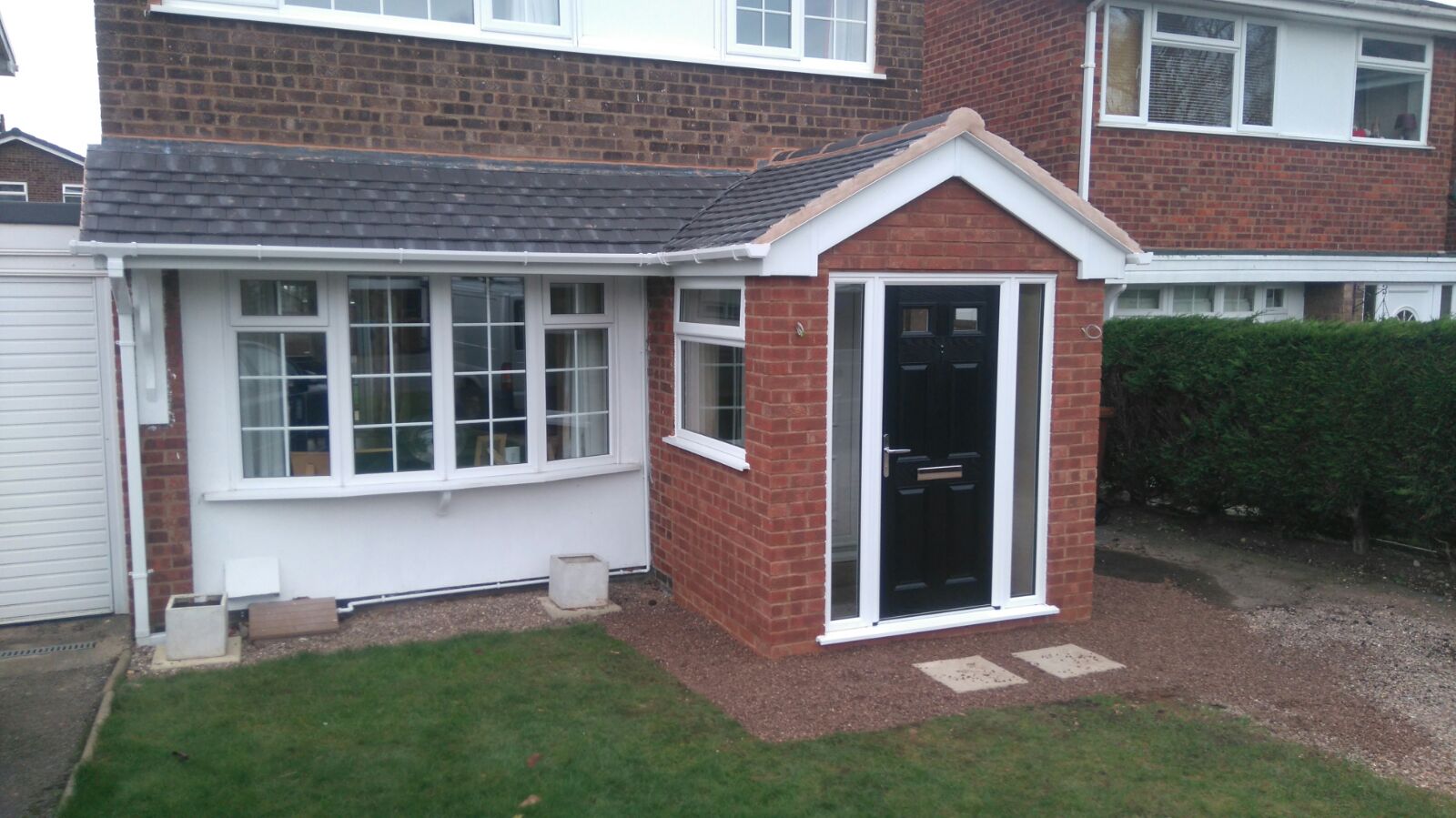 Completed building work